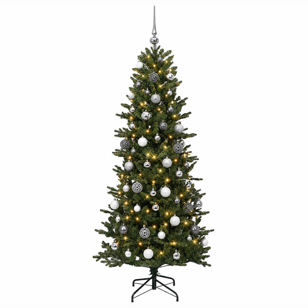 Dirbtinė kalėdinė eglutė su rutuliuku 210 cm 300 LED