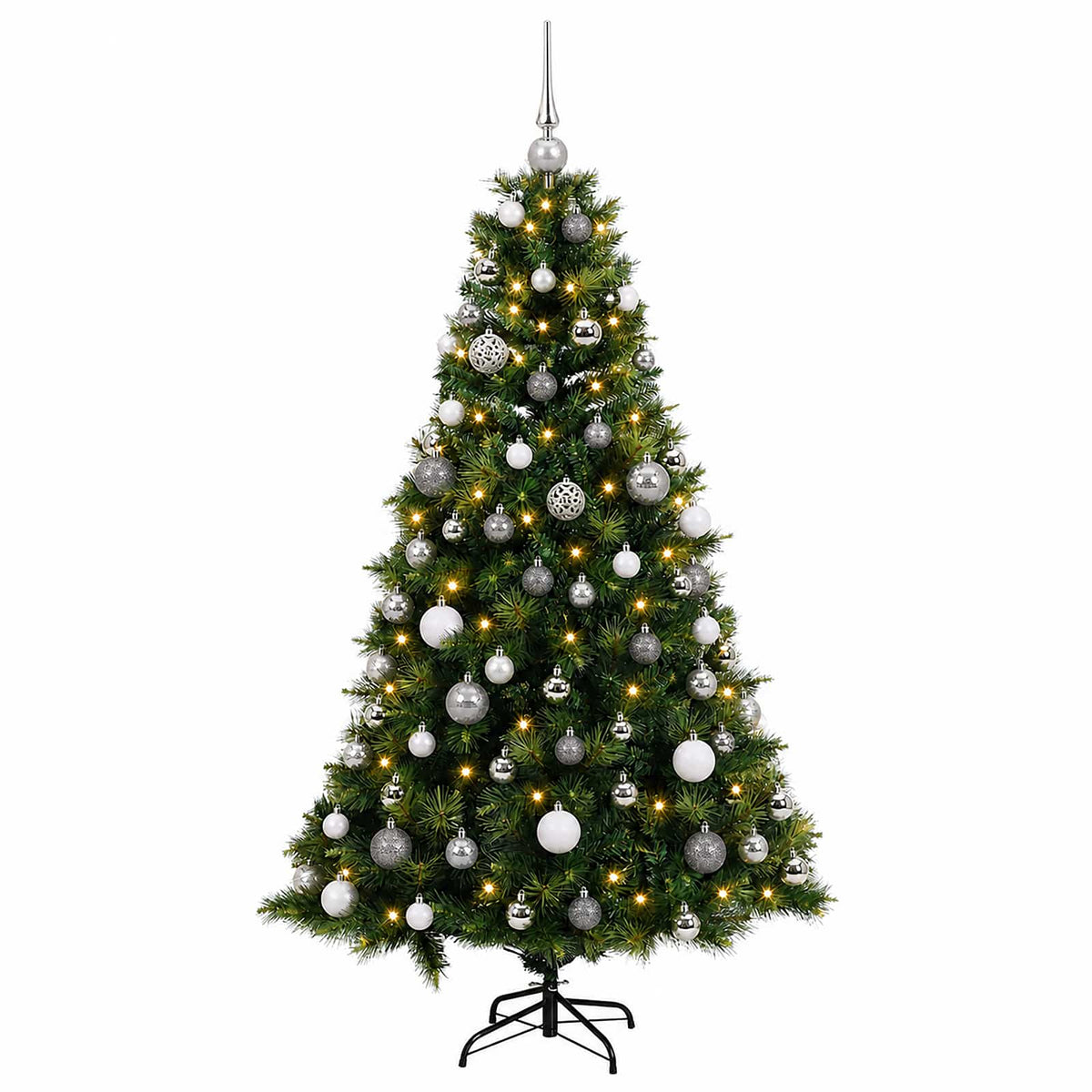 Dirbtinė kalėdinė eglutė su rutuliuku 180 cm 300 LED