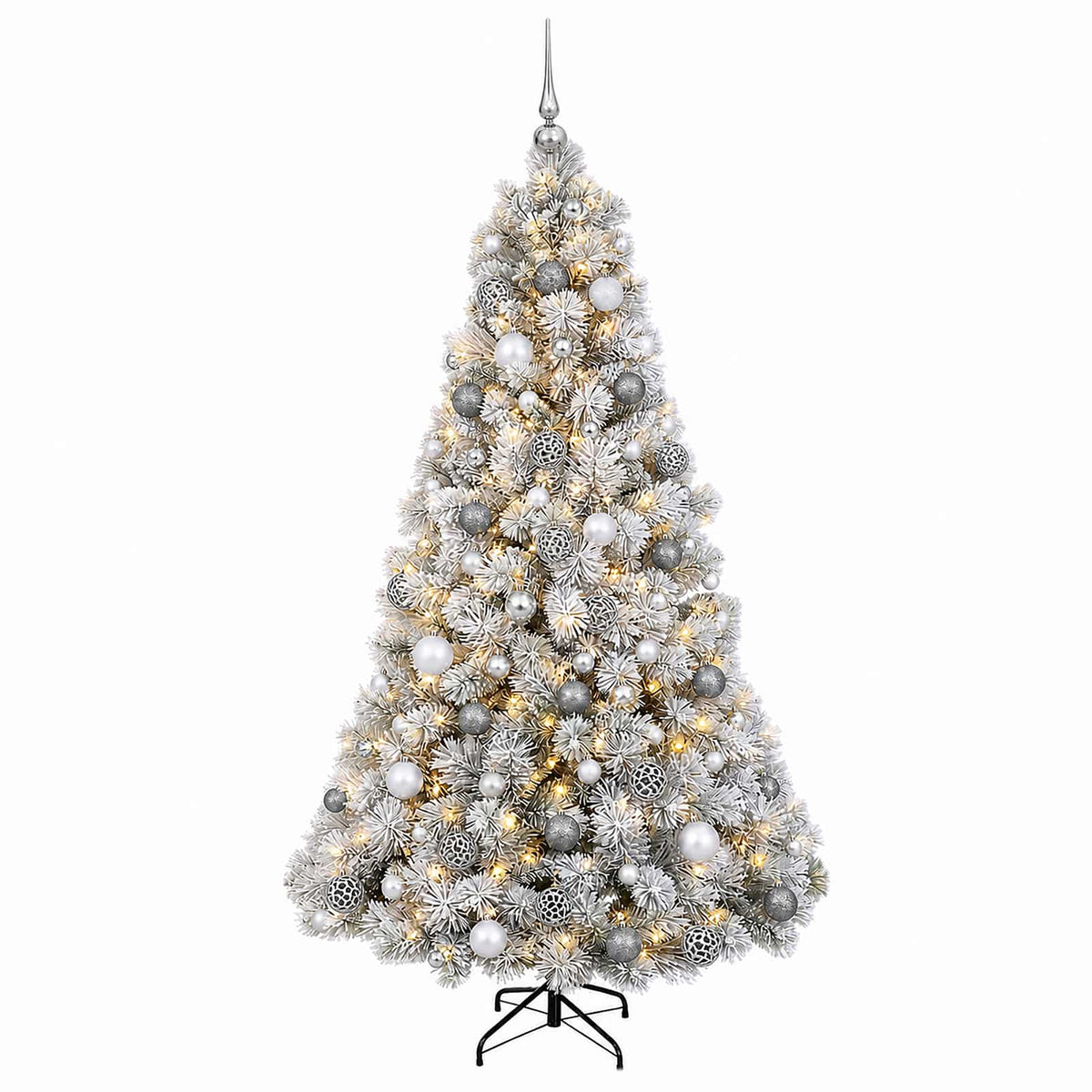 Dirbtinė kalėdinė eglutė su rutuliuku 210 cm 300 LED