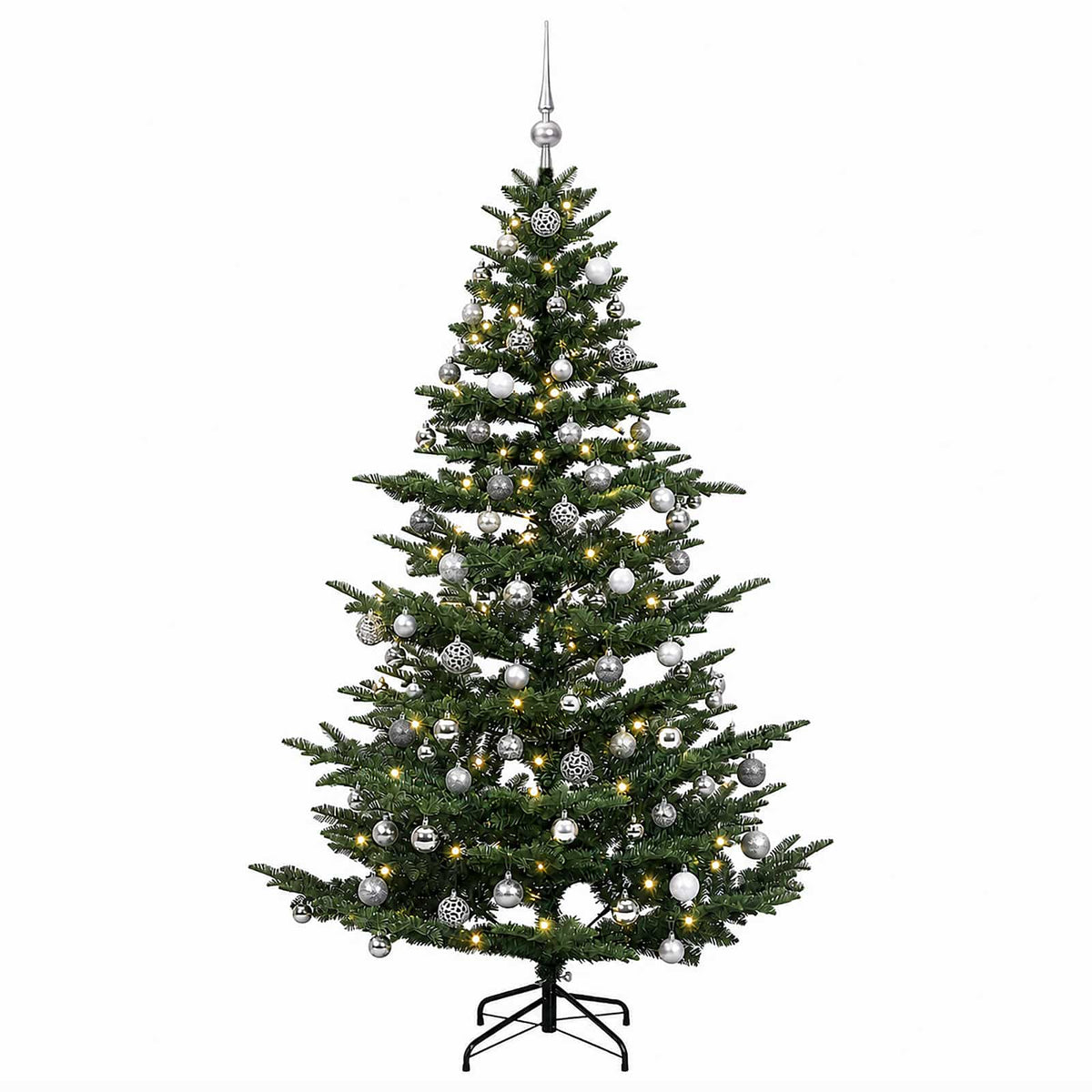 Dirbtinė kalėdinė eglutė su rutuliuku 210 cm 300 LED