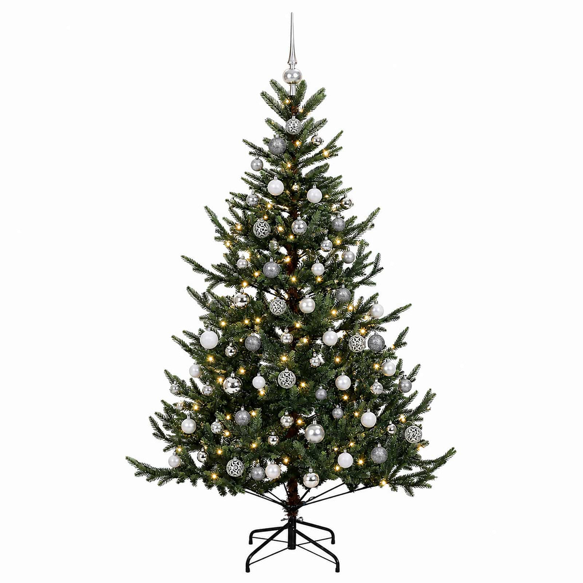 Dirbtinė kalėdinė eglutė su rutuliuku 180 cm 300 LED