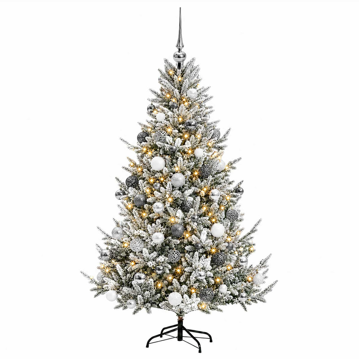 Dirbtinė kalėdinė eglutė su rutuliuku 180 cm 300 LED