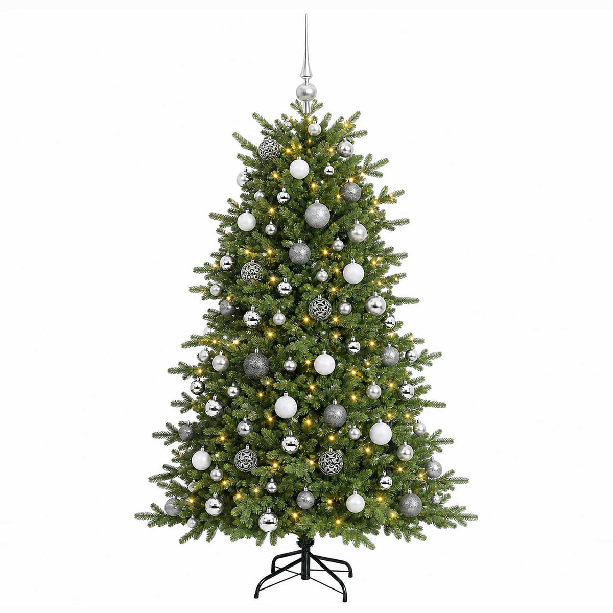 Dirbtinė kalėdinė eglutė su rutuliuku 210 cm 300 LED