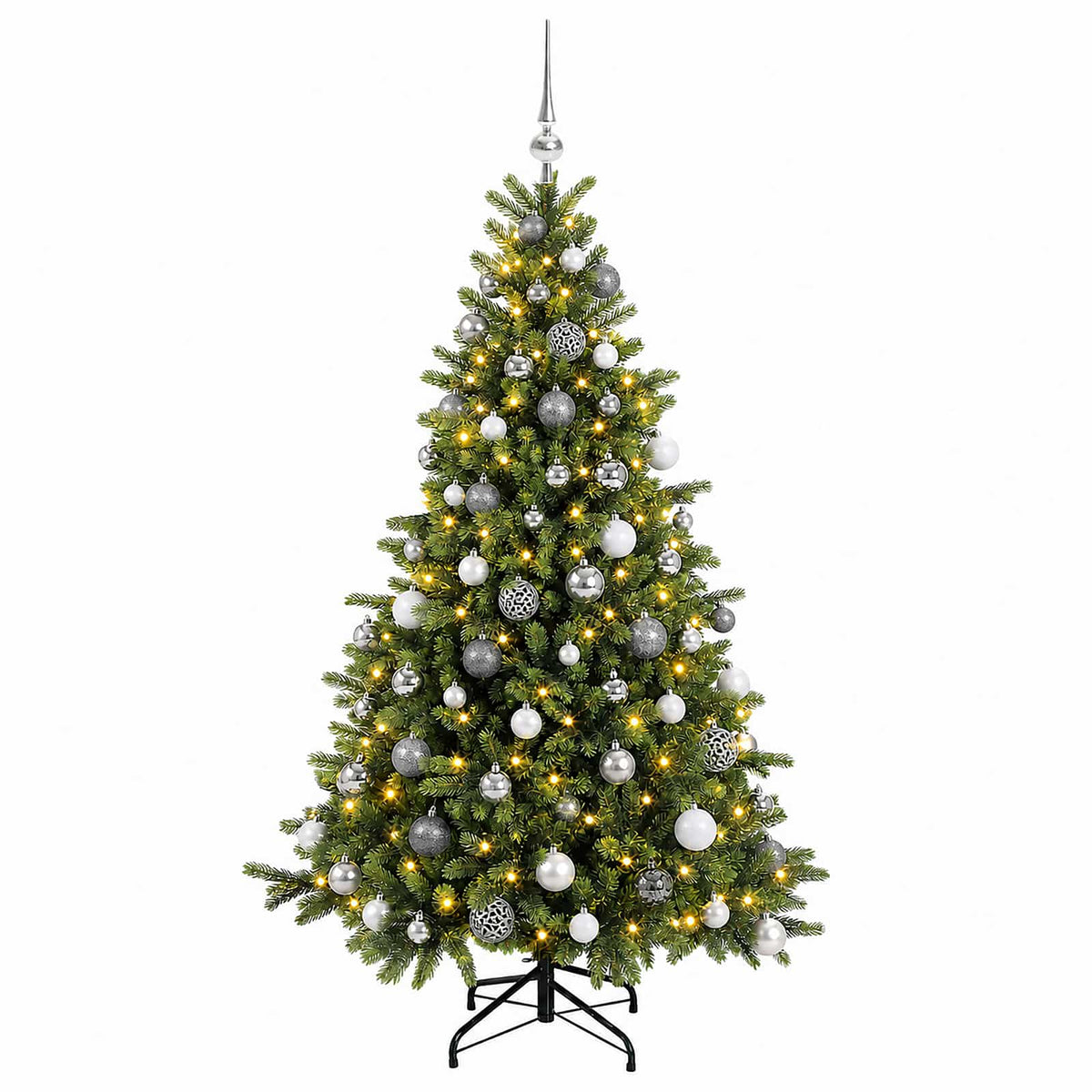 Dirbtinė kalėdinė eglutė su rutuliuku 210 cm 300 LED
