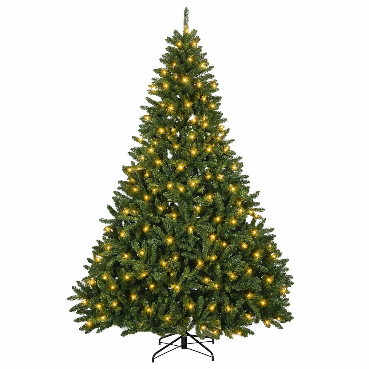 Dirbtinė Sulankstoma Kalėdų Eglutė 270 cm 600 LED Šilta balta