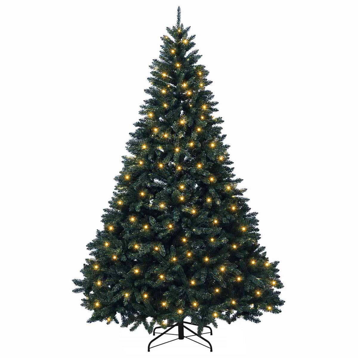 Dirbtinė Sulankstoma Kalėdų Eglutė 270 cm 600 LED Šilta balta