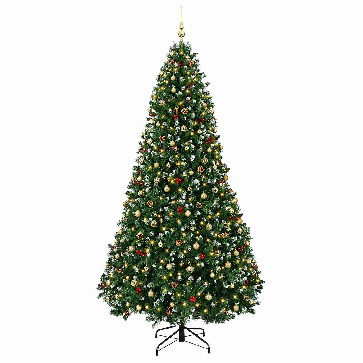 Dirbtinė žalia Kalėdų eglutė su žaisliuku 300 cm 300 LED
