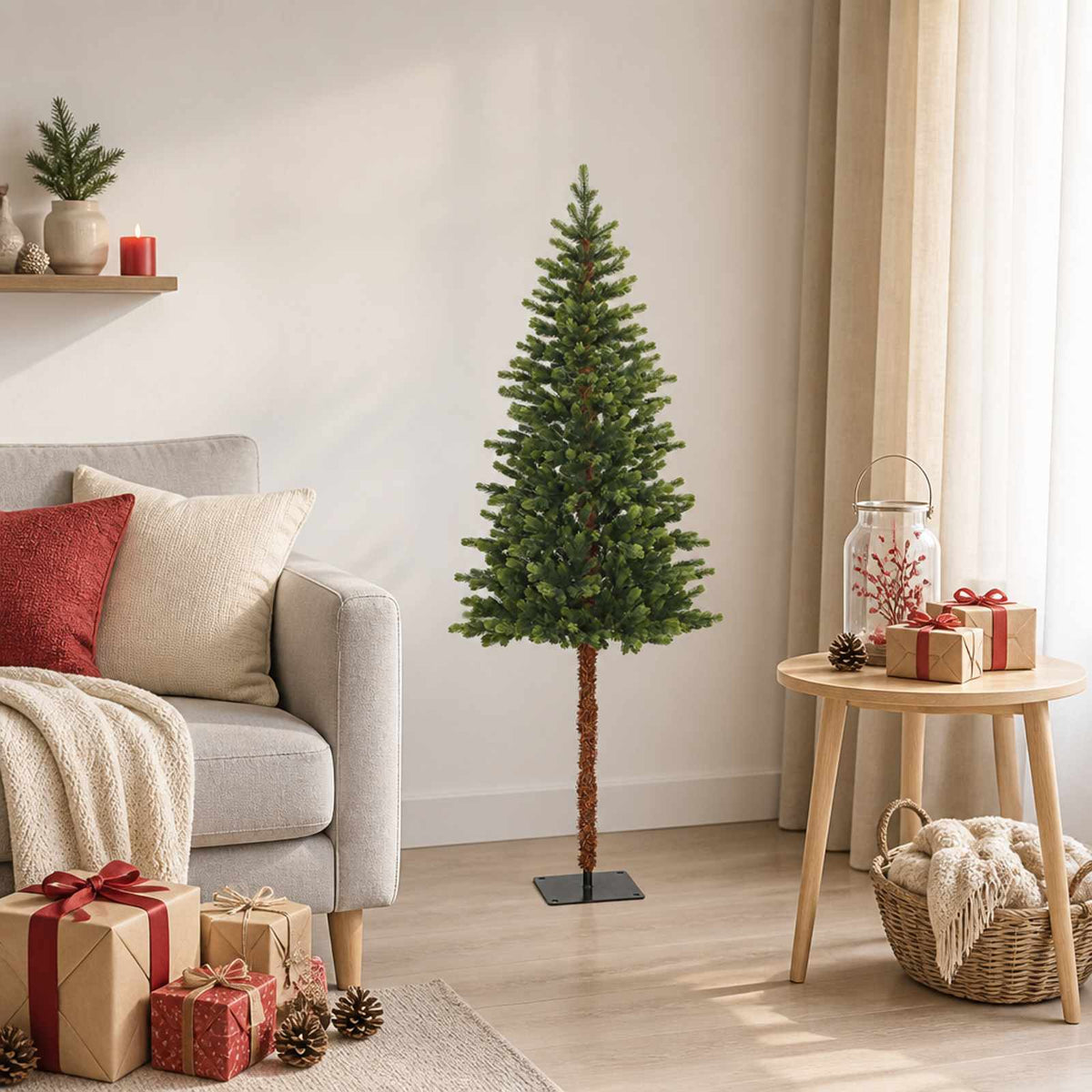 Dirbtinė Sulankstoma Kalėdų Eglutė 120 cm PVC ir metalas Žalia