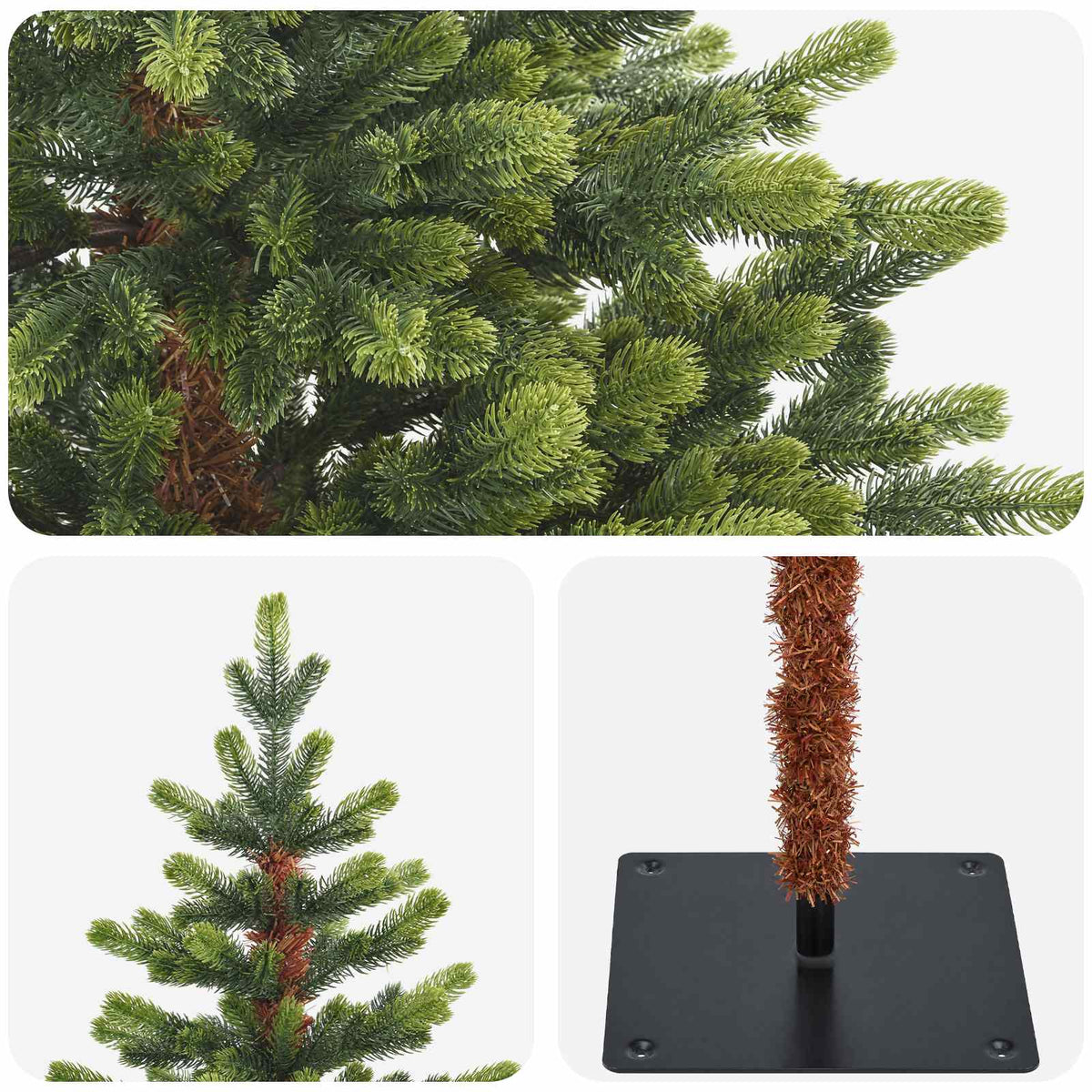 Dirbtinė Sulankstoma Kalėdų Eglutė 120 cm PVC ir metalas Žalia