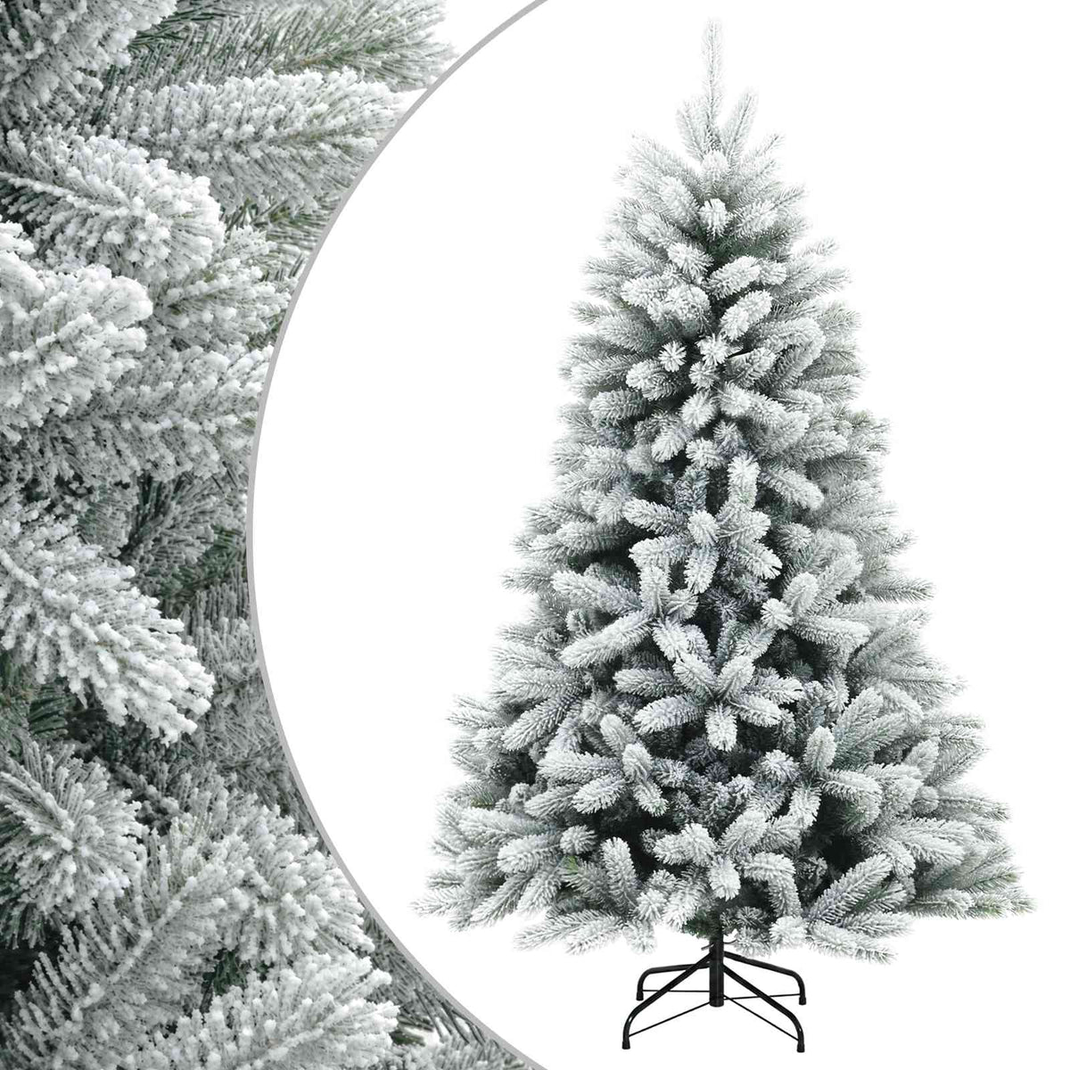 Dirbtinė Sulankstoma Kalėdų Eglutė 120 cm PVC ir metalas