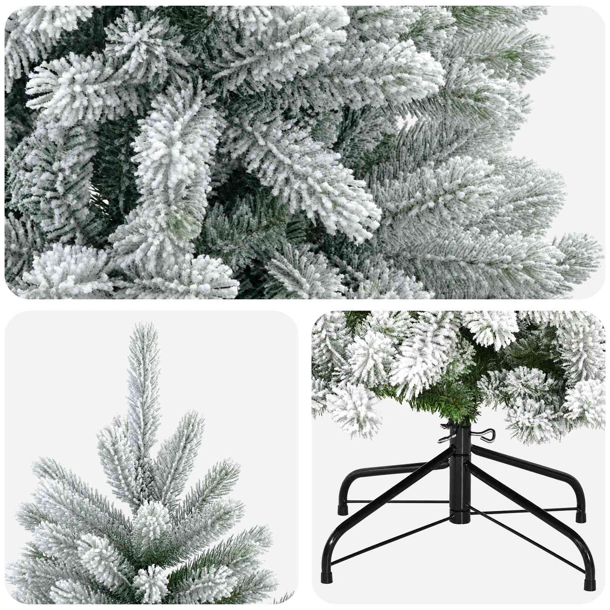 Dirbtinė Sulankstoma Kalėdų Eglutė 240 cm PVC ir metalas