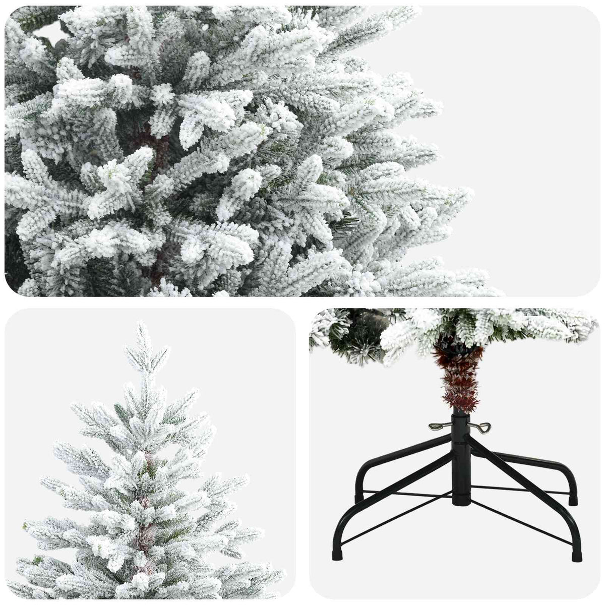 Dirbtinė Sulankstoma Kalėdų Eglutė 240 cm PVC ir metalas