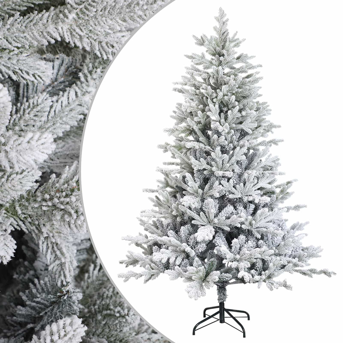 Dirbtinė Sulankstoma Kalėdų Eglutė 240 cm PVC ir metalas
