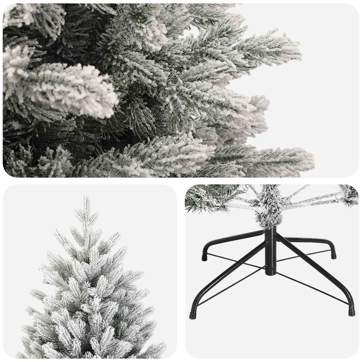 Dirbtinė Sulankstoma Kalėdų Eglutė 150 cm PVC ir metalas