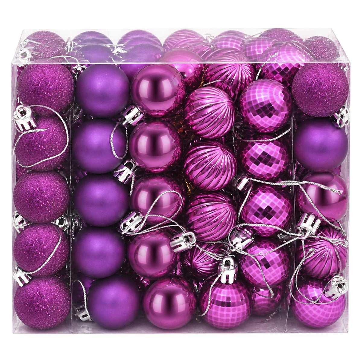 Kalėdų kamuoliukų rinkinys 150 vnt. Alyvos 3 cm Polystirenas