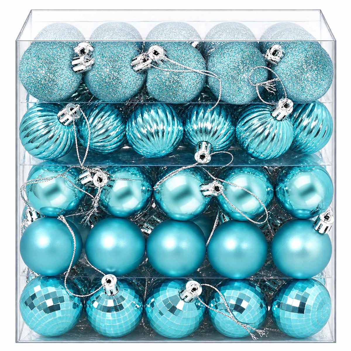 Kalėdų kamuoliukų rinkinys 100 vnt. Turkio 4 cm Polystirenas