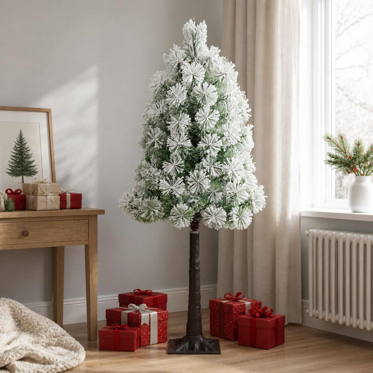 Dirbtinė Sulankstoma Kalėdų Eglutė 180 cm PVC ir metalas