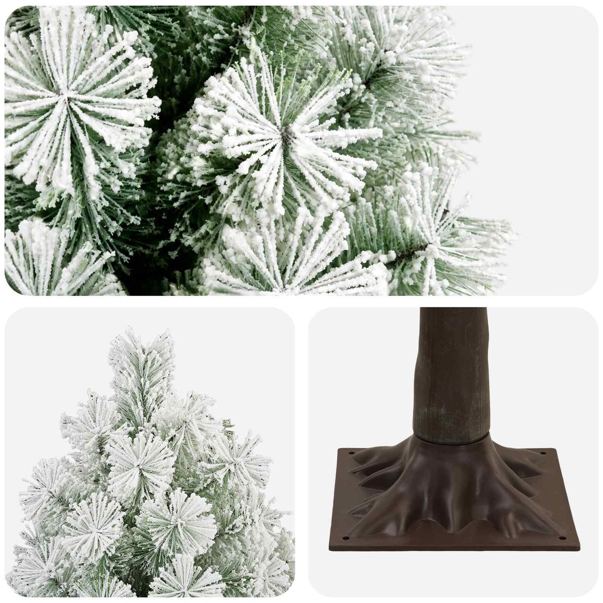 Dirbtinė Sulankstoma Kalėdų Eglutė 180 cm PVC ir metalas