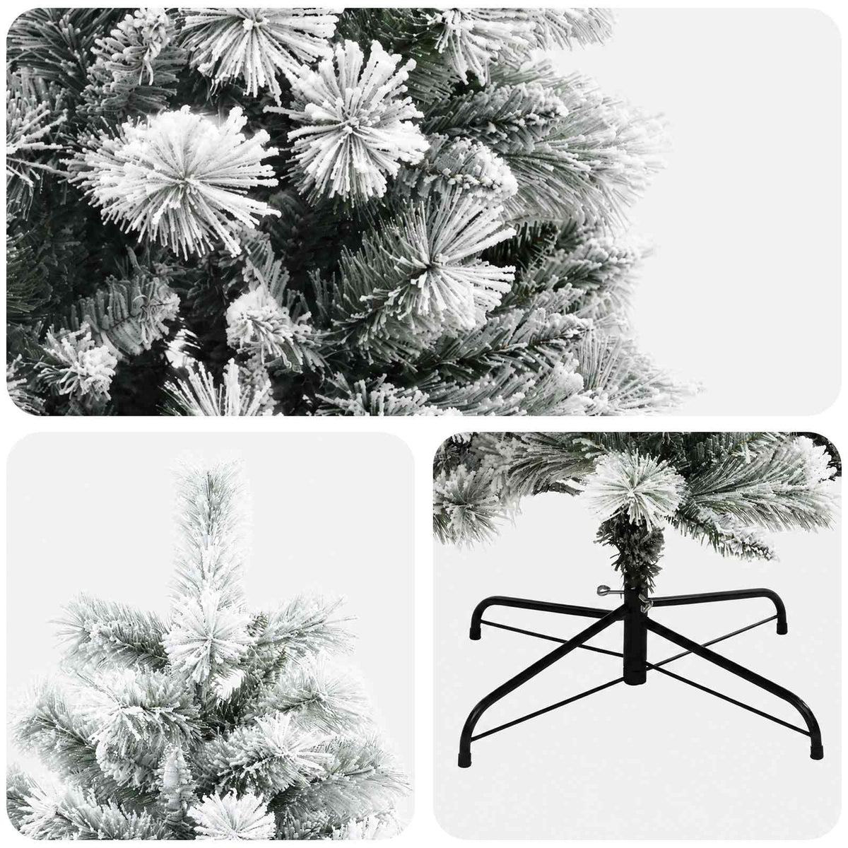 Dirbtinė Sulankstoma Kalėdų Eglutė 150 cm PVC ir metalas