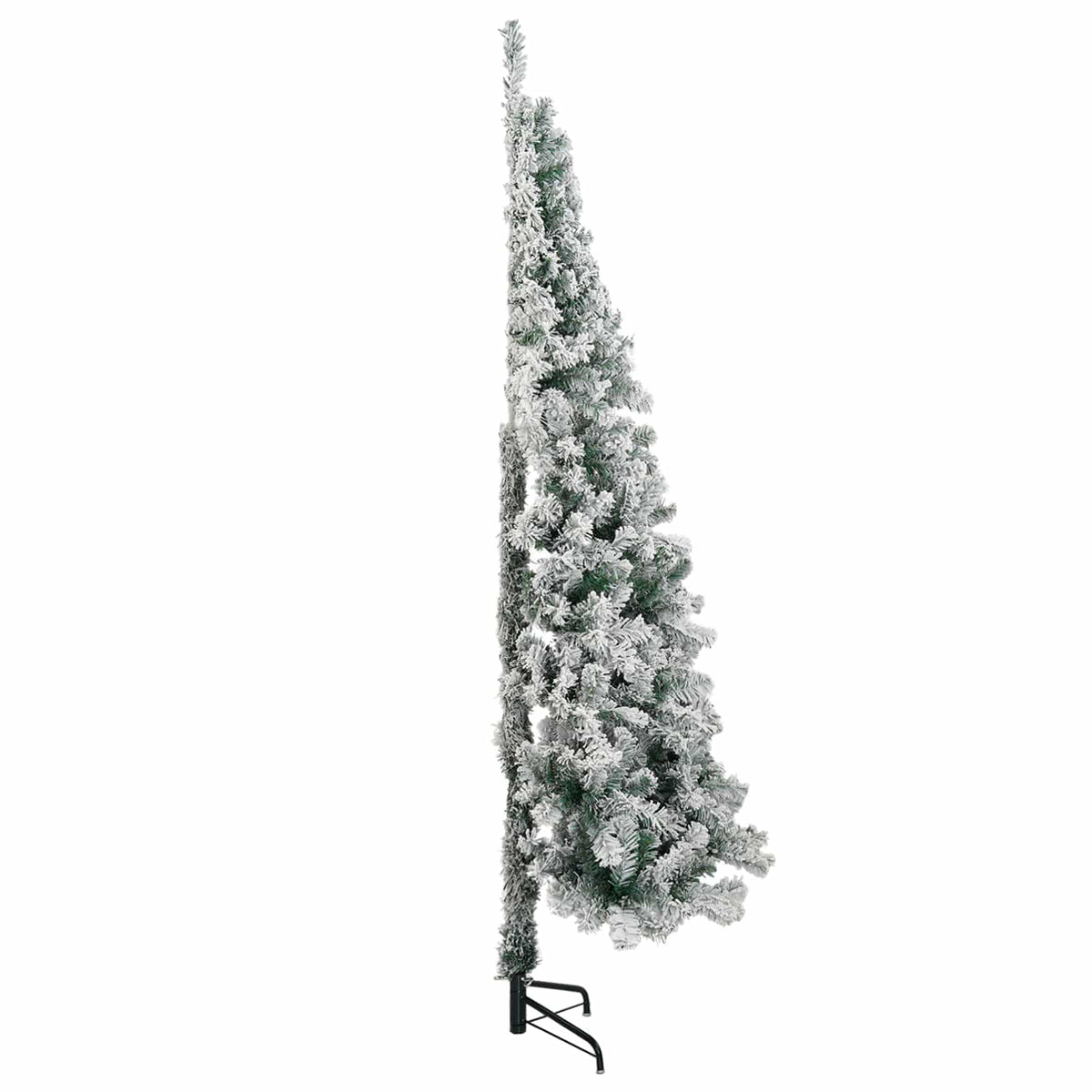 Dirbtinė Kalėdų eglutė 240 cm PVC ir Plienas Žalia ir balta