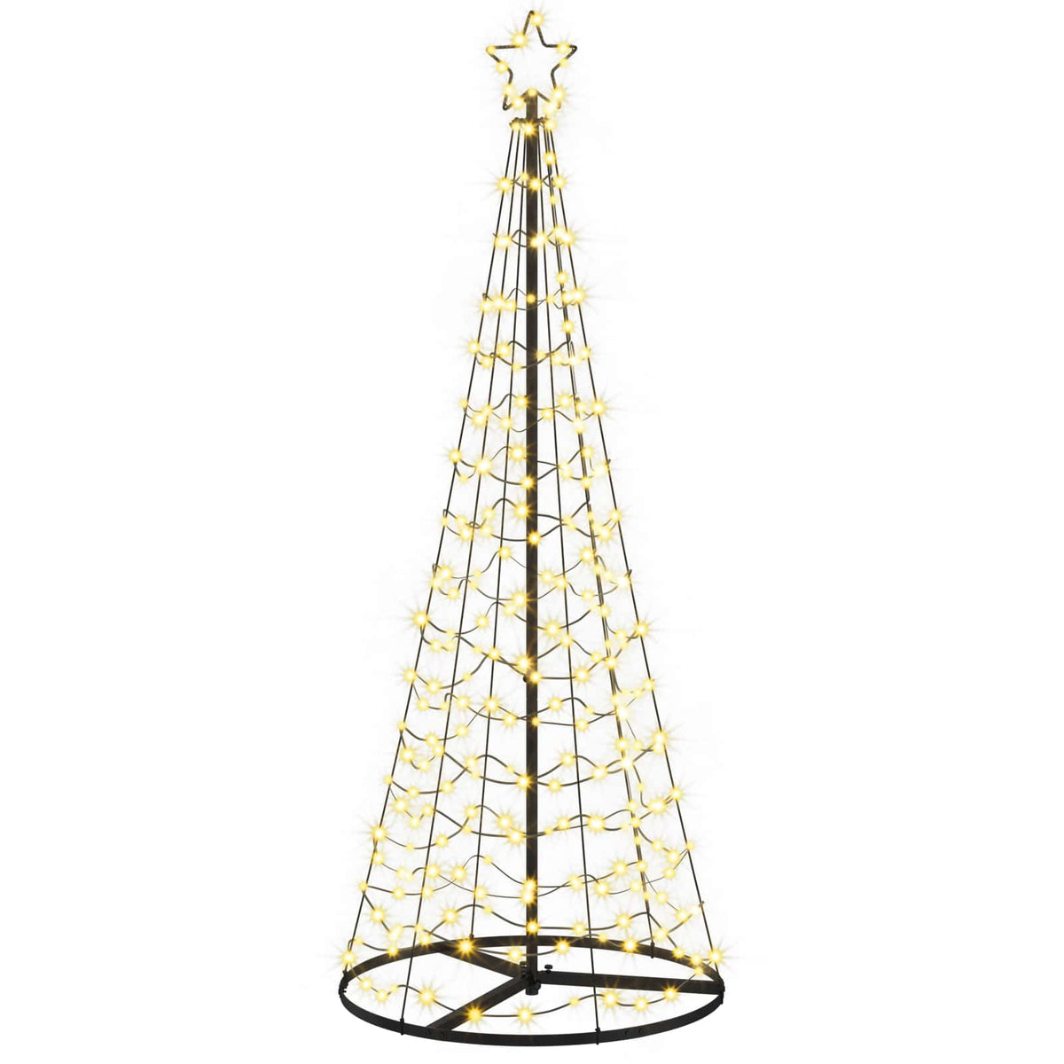 LED spiralinė Kalėdų eglutė su pagrindu EKENAS 180 cm 220 LED