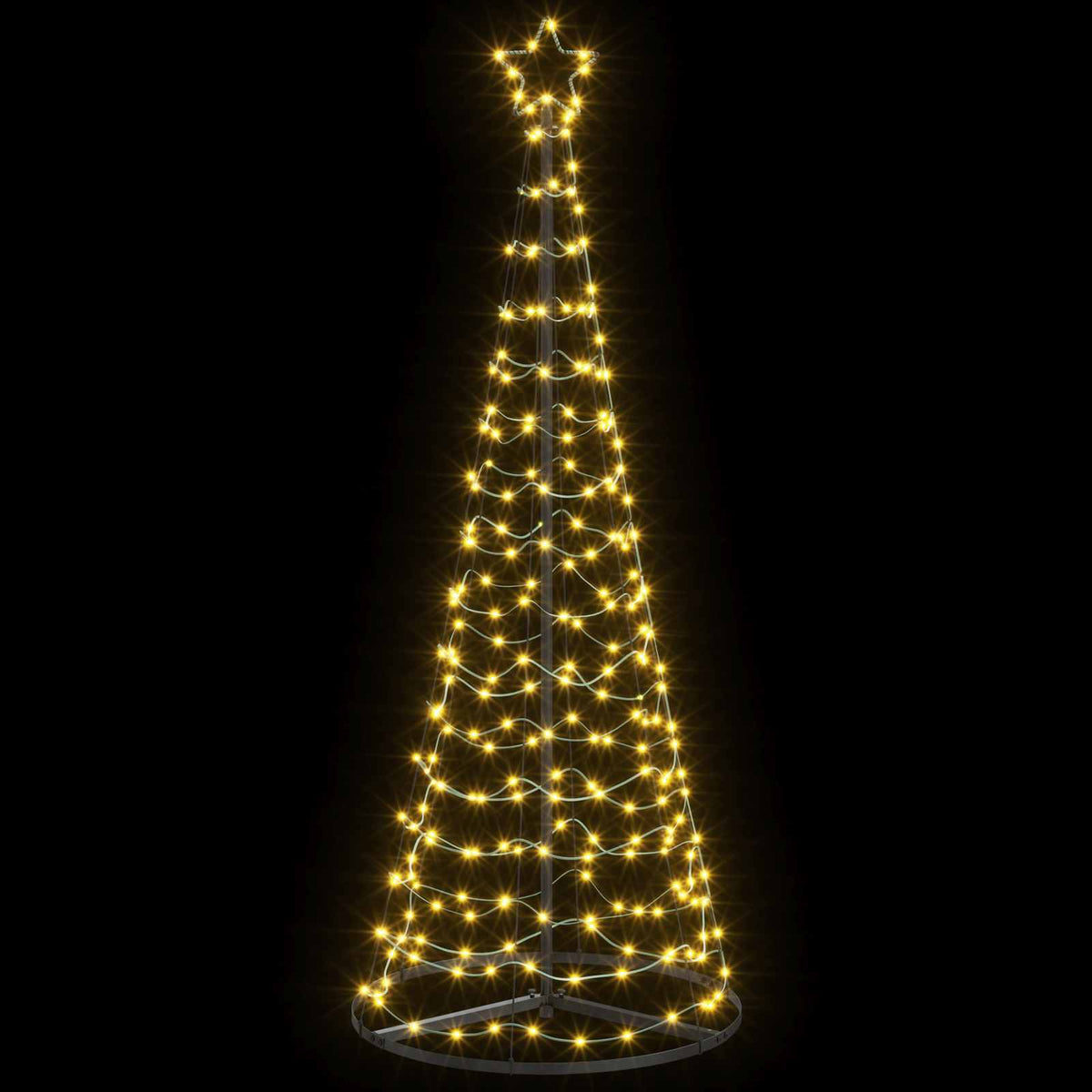 LED spiralinė Kalėdų eglutė su pagrindu EKENAS 180 cm 220 LED