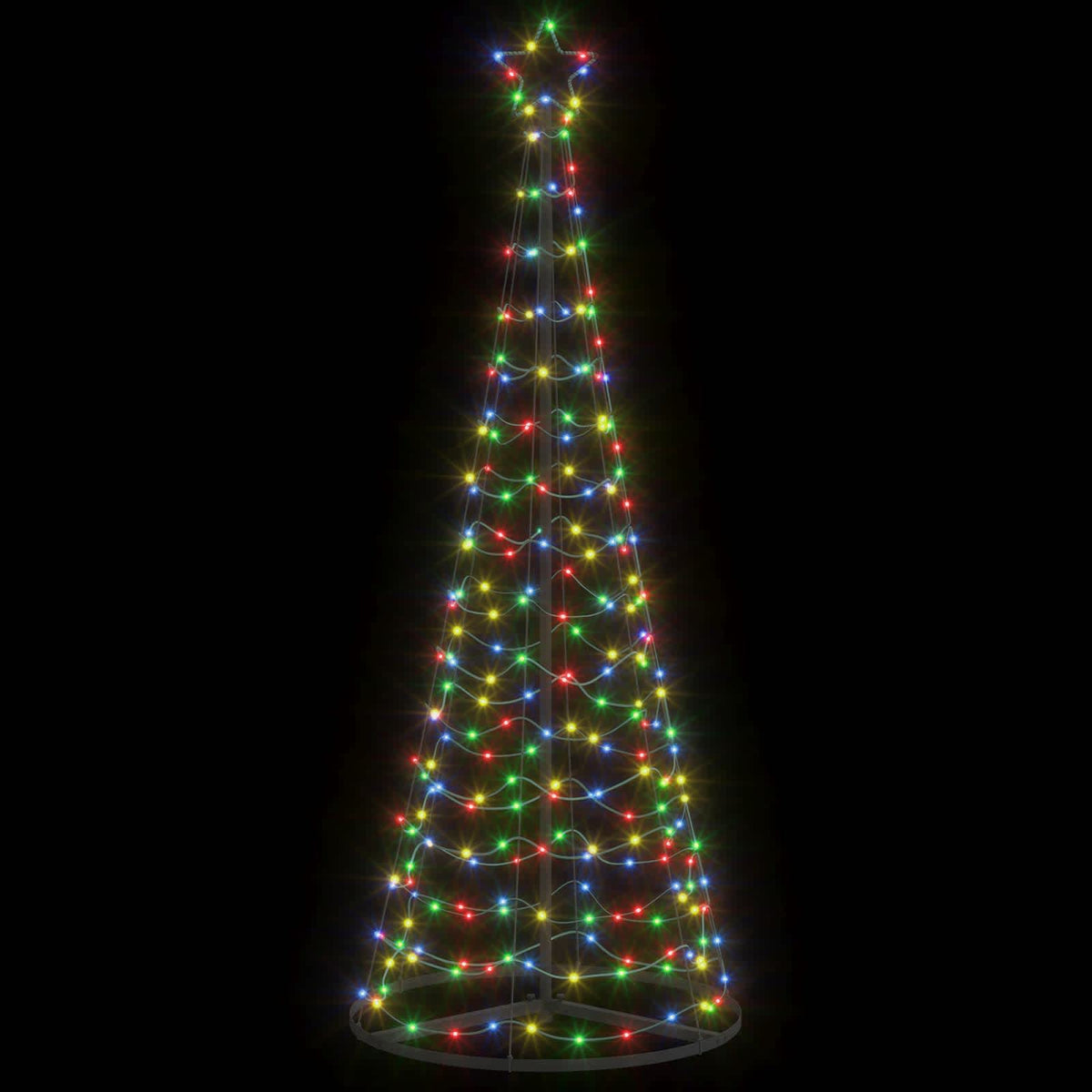 LED spiralinė Kalėdų eglutė su pagrindu EKENAS 180 cm 220 LED