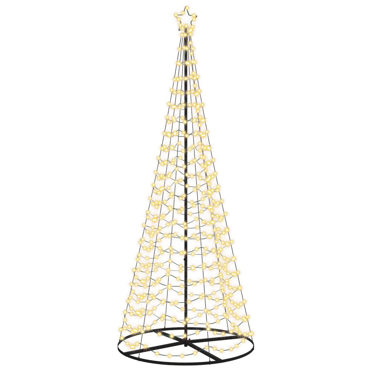 LED spiralinė Kalėdų eglutė su pagrindu EKENAS 250 cm 370 LED