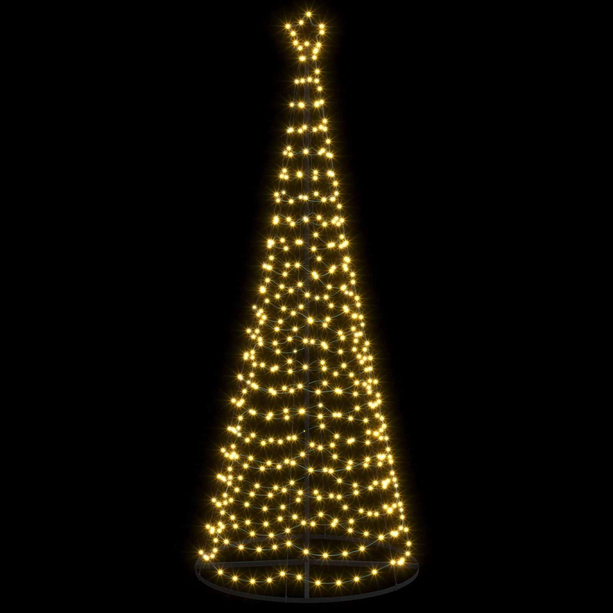 LED spiralinė Kalėdų eglutė su pagrindu EKENAS 250 cm 370 LED