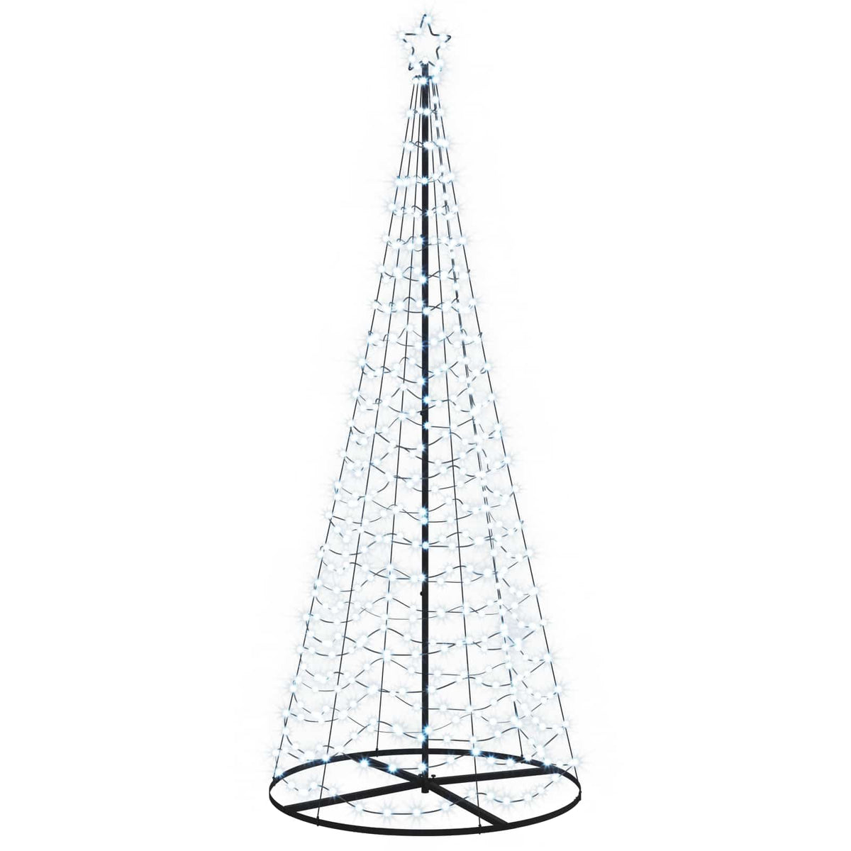 LED spiralinė Kalėdų eglutė su pagrindu EKENAS 250 cm 370 LED