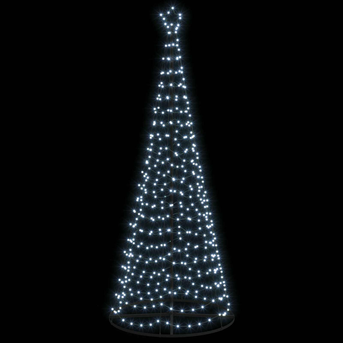 LED spiralinė Kalėdų eglutė su pagrindu EKENAS 250 cm 370 LED