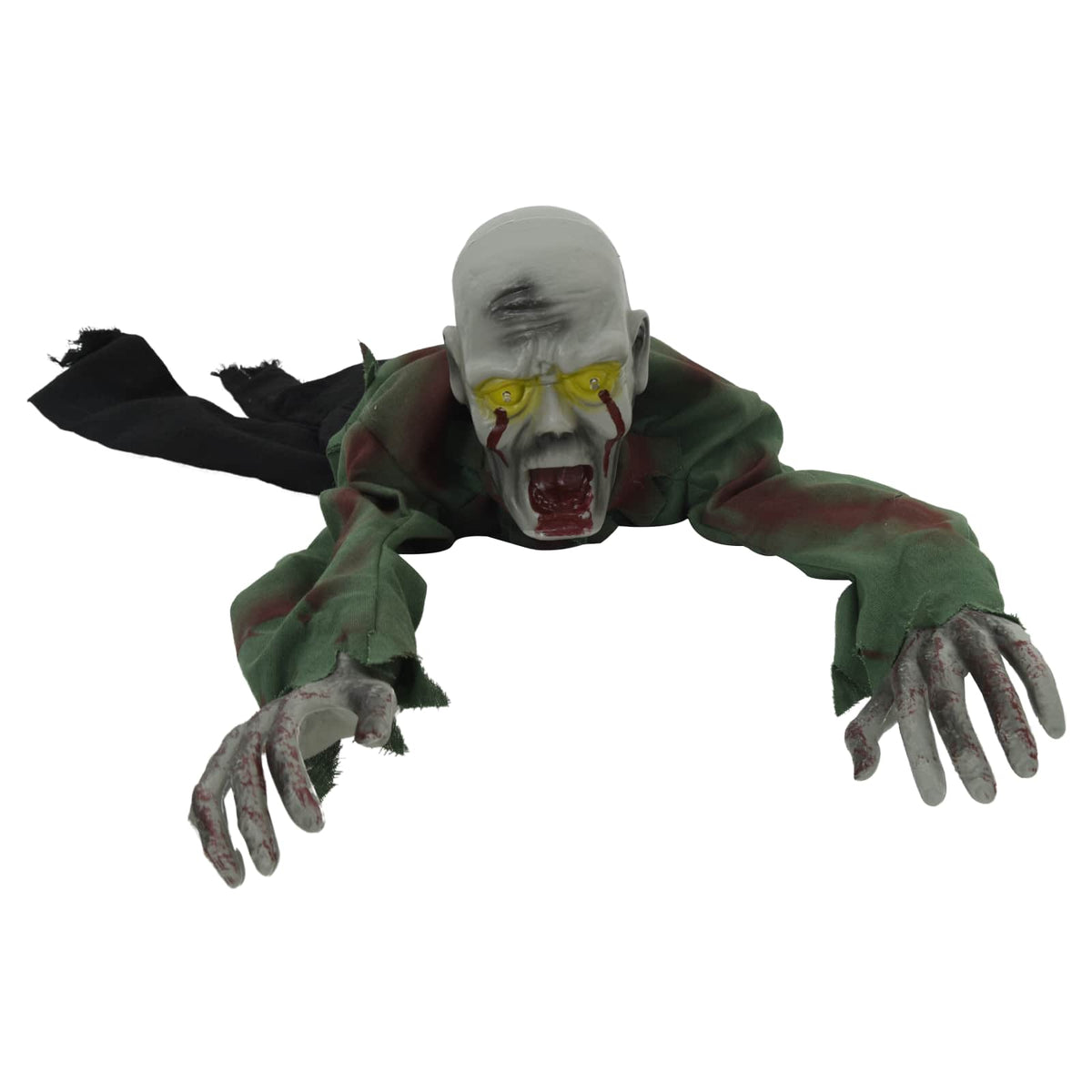 Helovino ropojantis zombis SPOOKA Žalia 110 x 50 x 21 cm