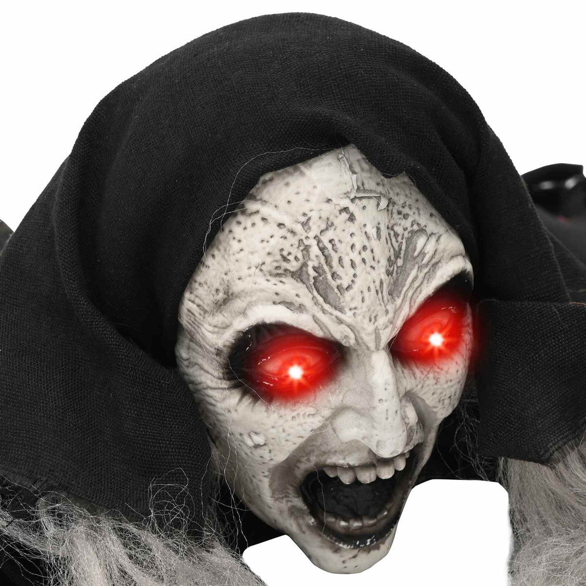 Helovino ropojantis zombis SPOOKA Juoda 41 x 130 x 24 cm