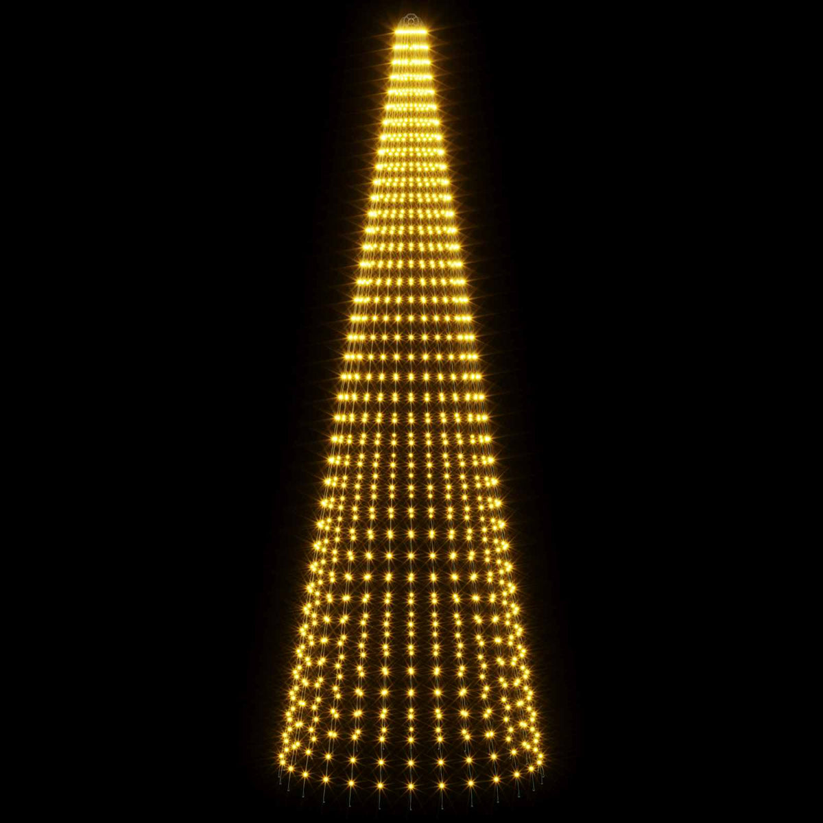 Kalėdų eglutės lemputės su smeigėmis 1148 LED Šilta balta ir