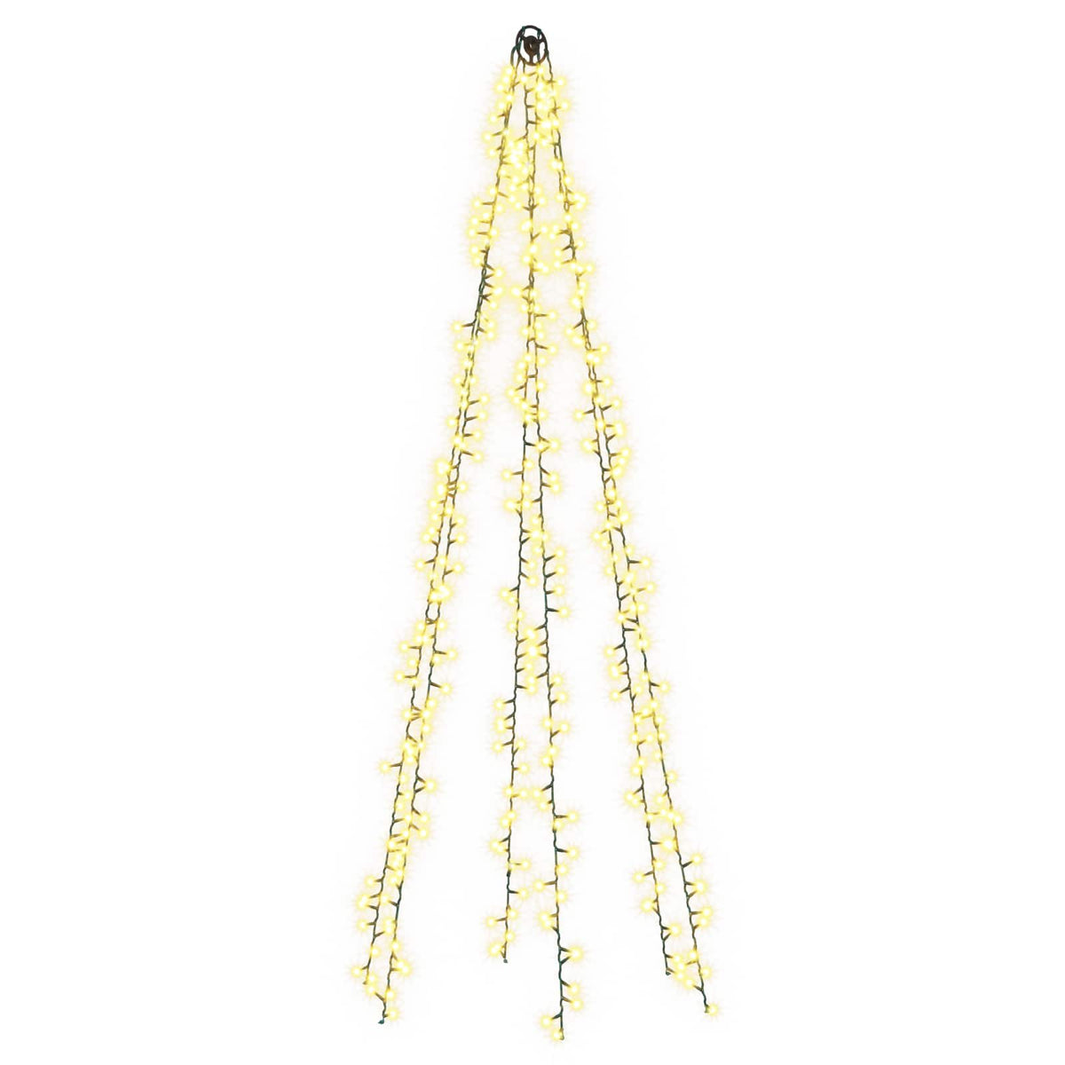 Kalėdų eglutės lemputės su 6 LED 540 LED Šilta balta