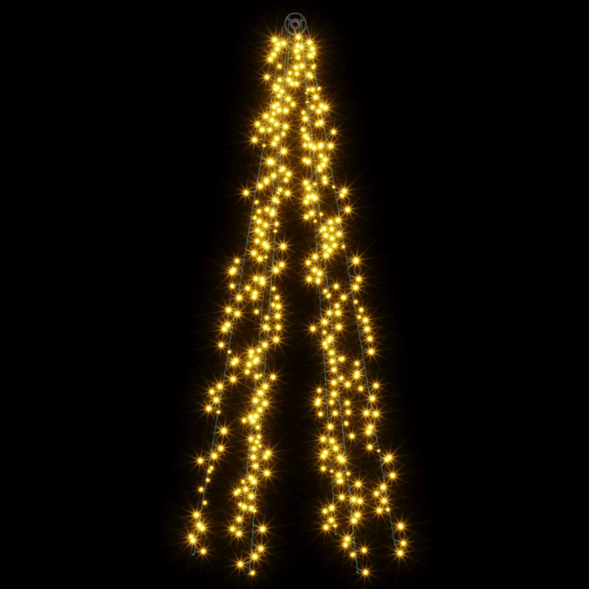 Kalėdų eglutės lemputės su 6 LED 540 LED Šilta balta
