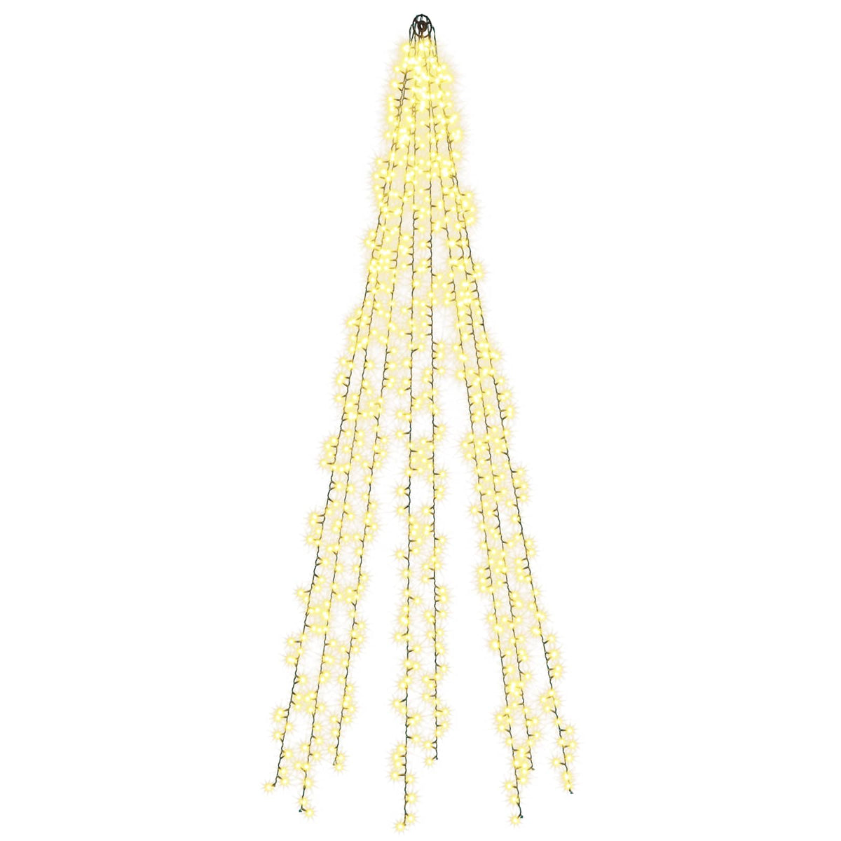Kalėdinės eglutės lemputės su 8 LED 1000 LED Šilta balta