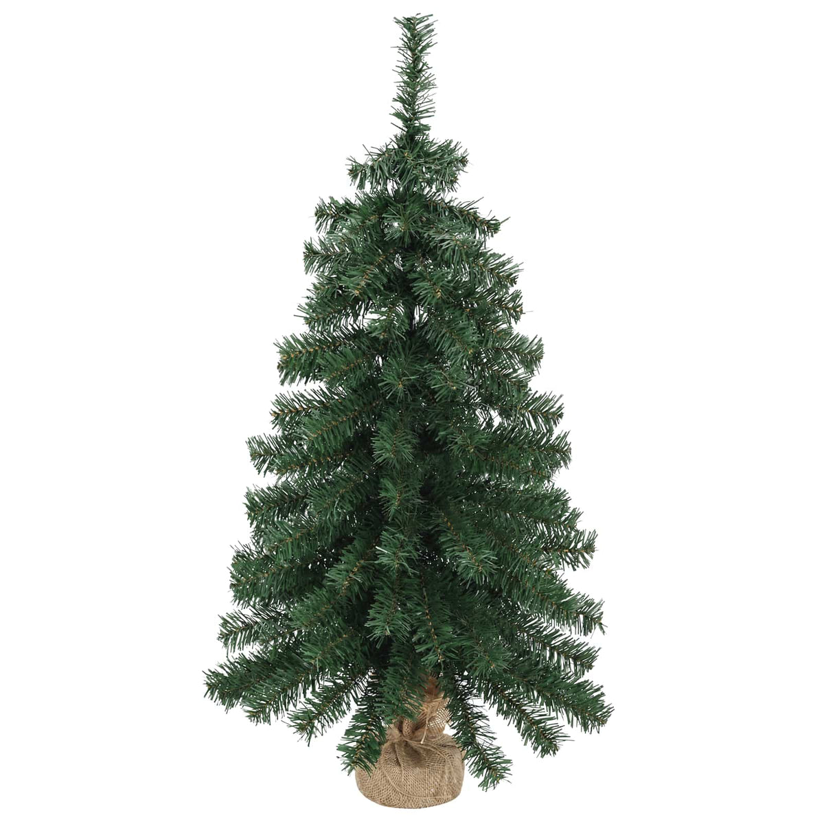 Mini kalėdinių eglučių rinkinys 45 cm PVC Žalia