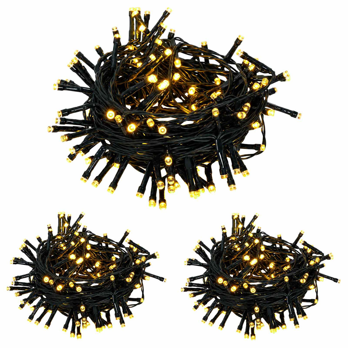 Mini Kalėdų medis 45 cm 125 LED Šilta balta PVC ir PE