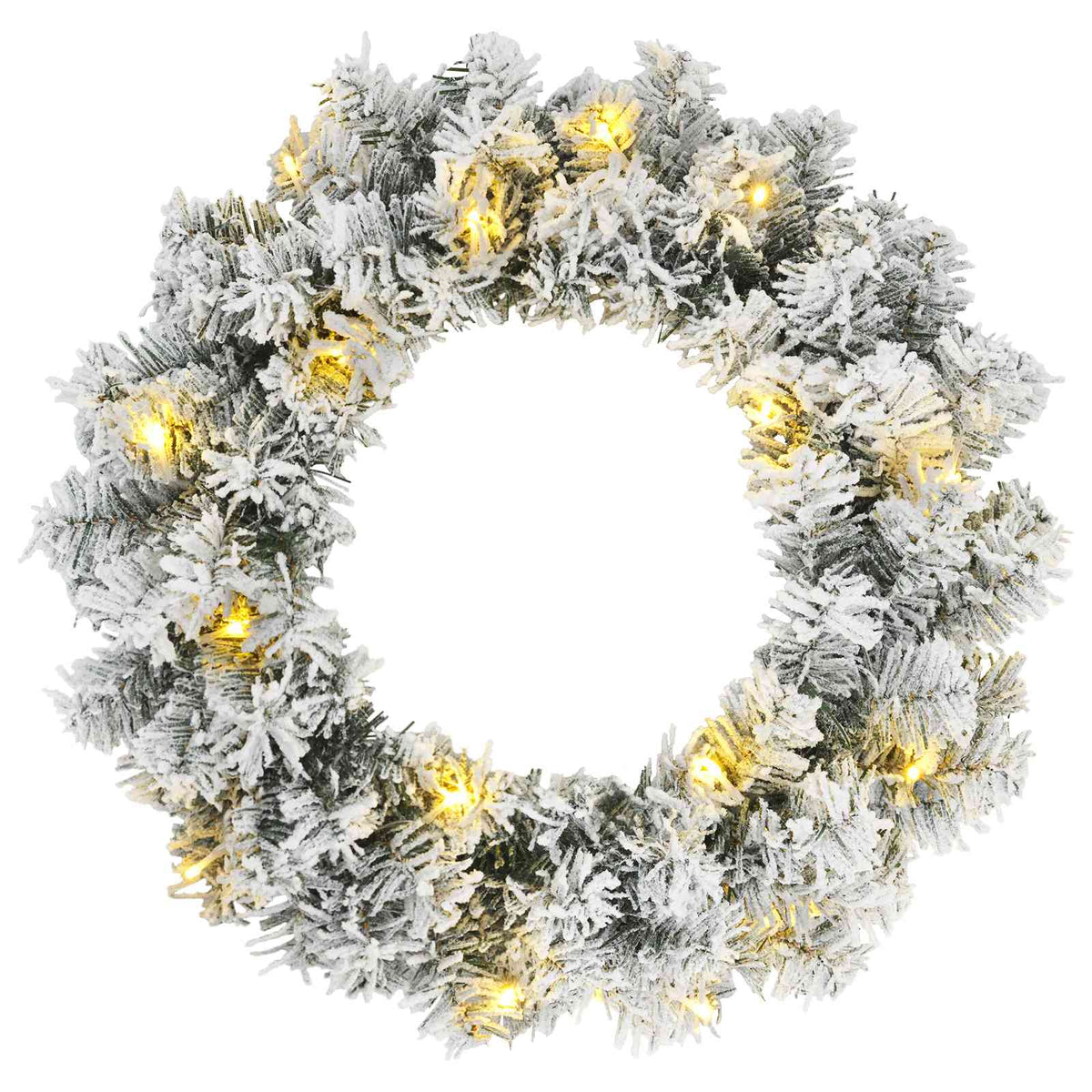 Mini kalėdinių eglučių rinkinys 60 cm 125 LED Šilta balta PVC