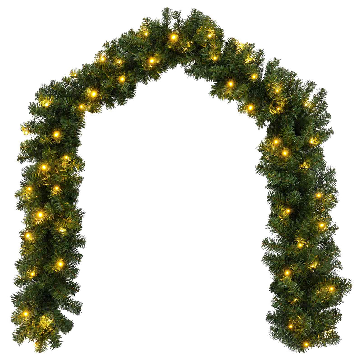 Mini kalėdinių eglučių rinkinys 120 cm 275 LED Šilta balta PVC