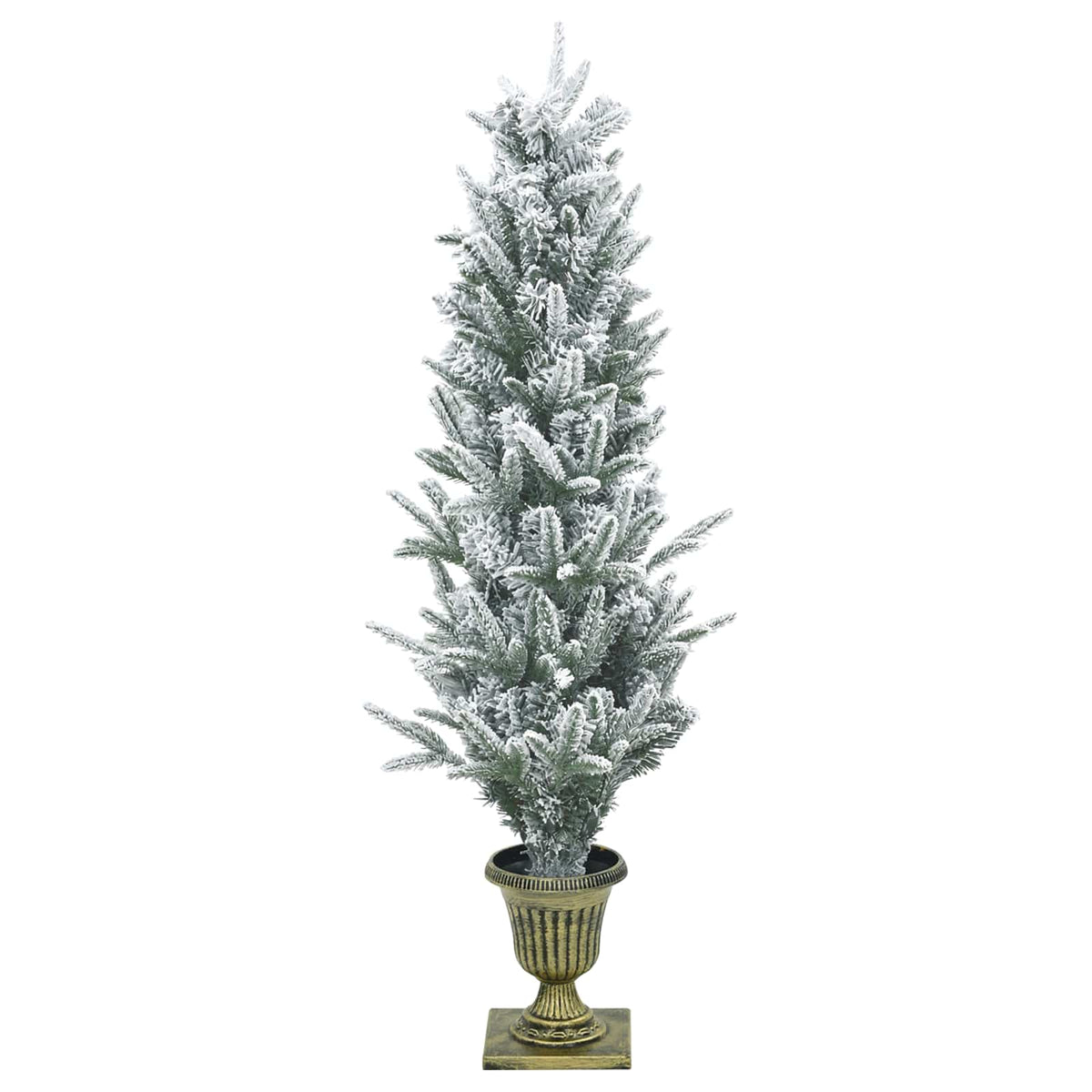 Mini Kalėdų medis 120 cm PVC ir PE Žalia ir balta