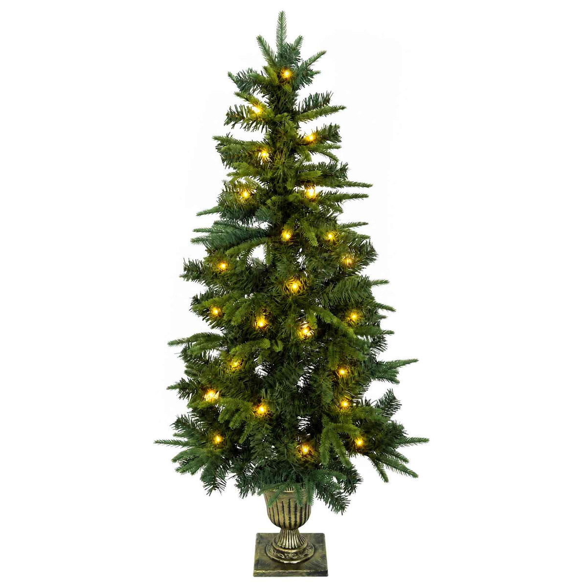 Mini kalėdinių eglučių rinkinys 120 cm 275 LED Šilta balta