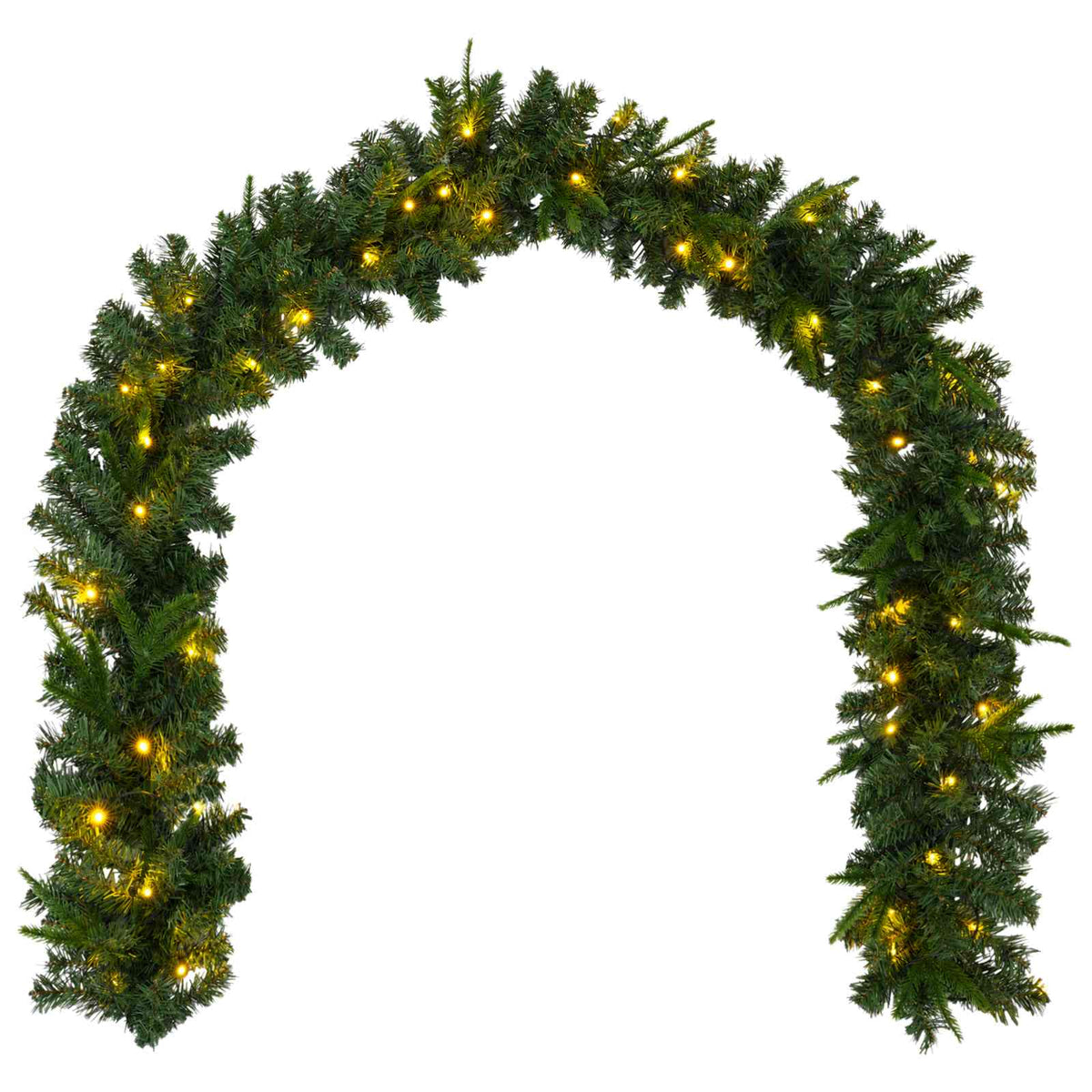 Mini kalėdinių eglučių rinkinys 120 cm 275 LED Šilta balta