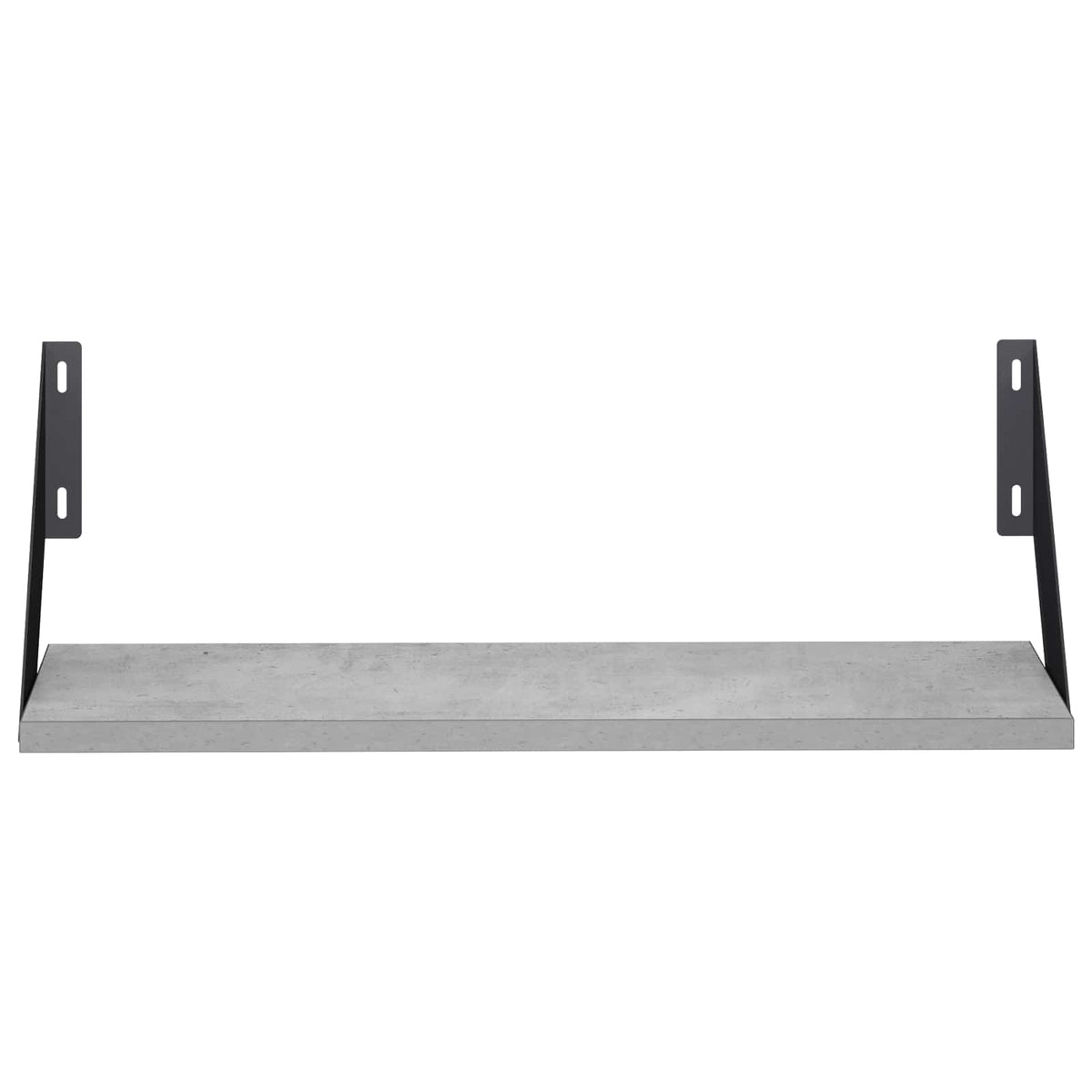 Sieninės lentynos 2 vnt. Betono pilka 50 x 20 x 17 cm