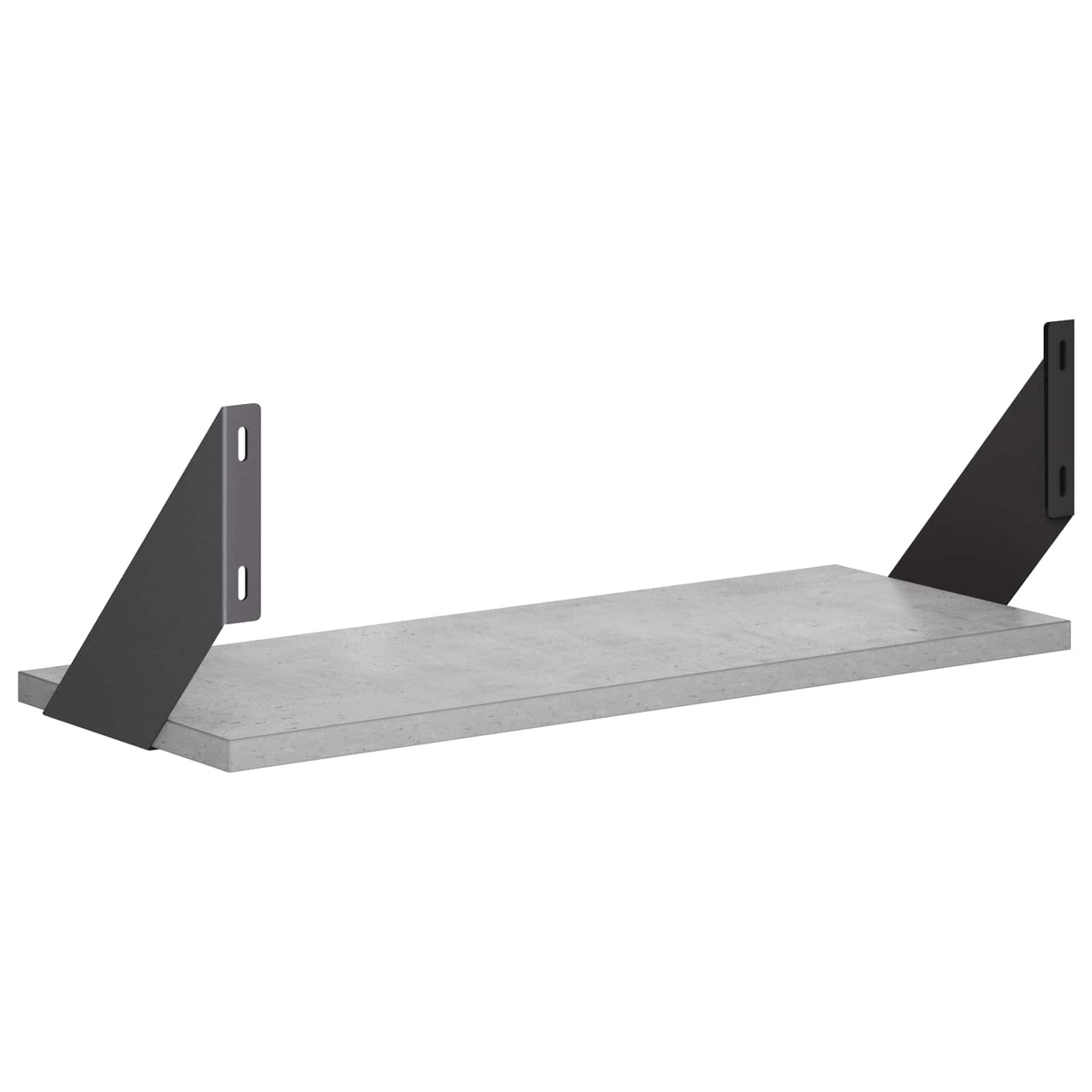 Sieninės lentynos 4 vnt. Betono pilka 50 x 20 x 17 cm