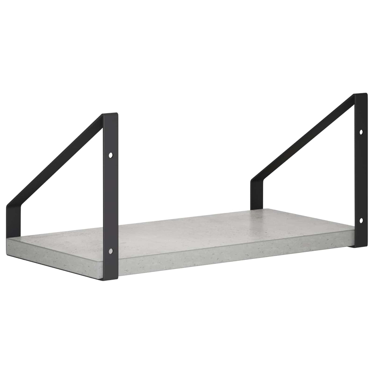 Sieninės lentynos 4 vnt. Betono pilka 30 x 16 x 15,5 cm
