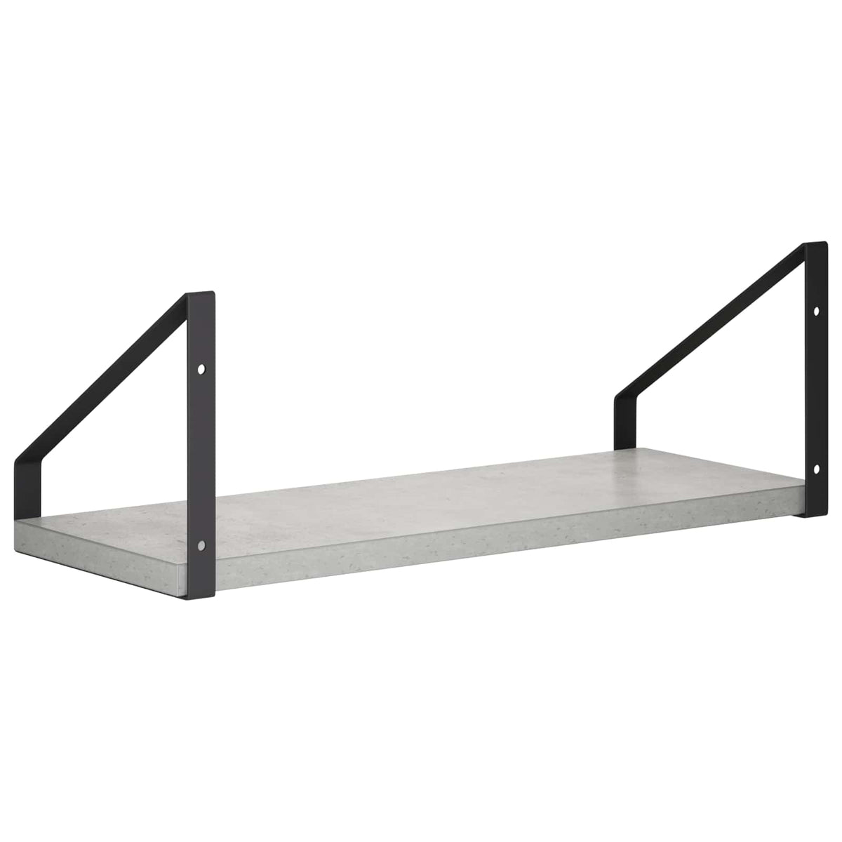 Sieninės lentynos 2 vnt. Betono pilka 40 x 16 x 15,5 cm