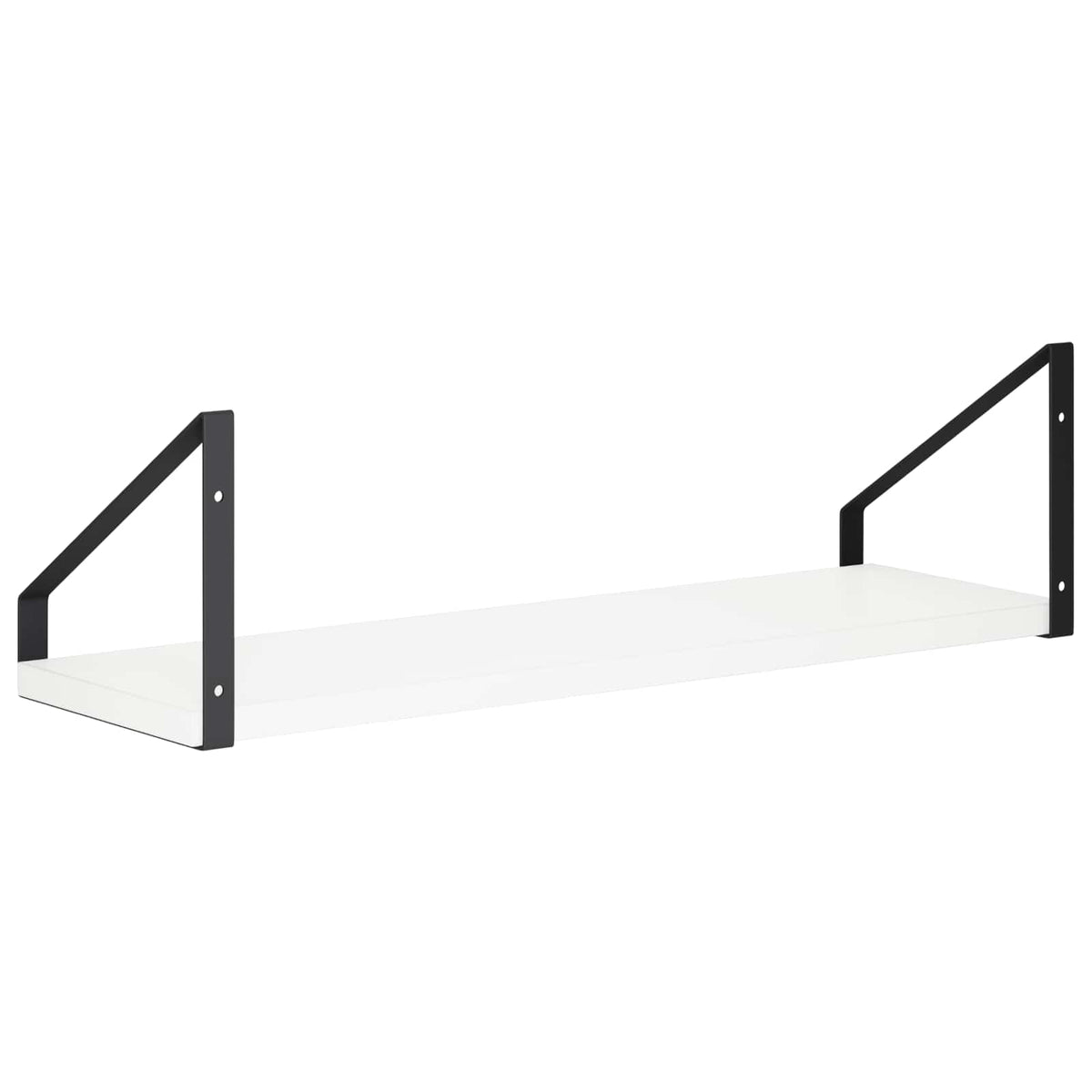 Sieninės lentynos 4 vnt. Balta 50 x 16 x 15,5 cm