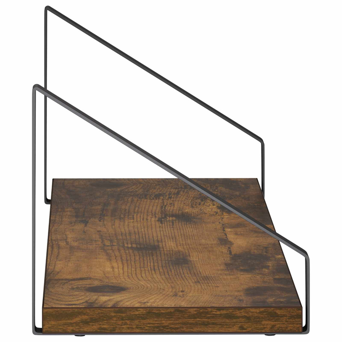 Sieninės lentynos 2 vnt. Dūminio ąžuolo 50 x 16 x 15,5 cm
